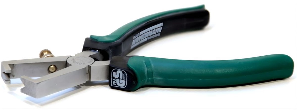 KIRA® Striptang - Striptang voor Elektriciens - Draadstripper & Kabelstripper - Groen - 16cm x 3cm x 1cm