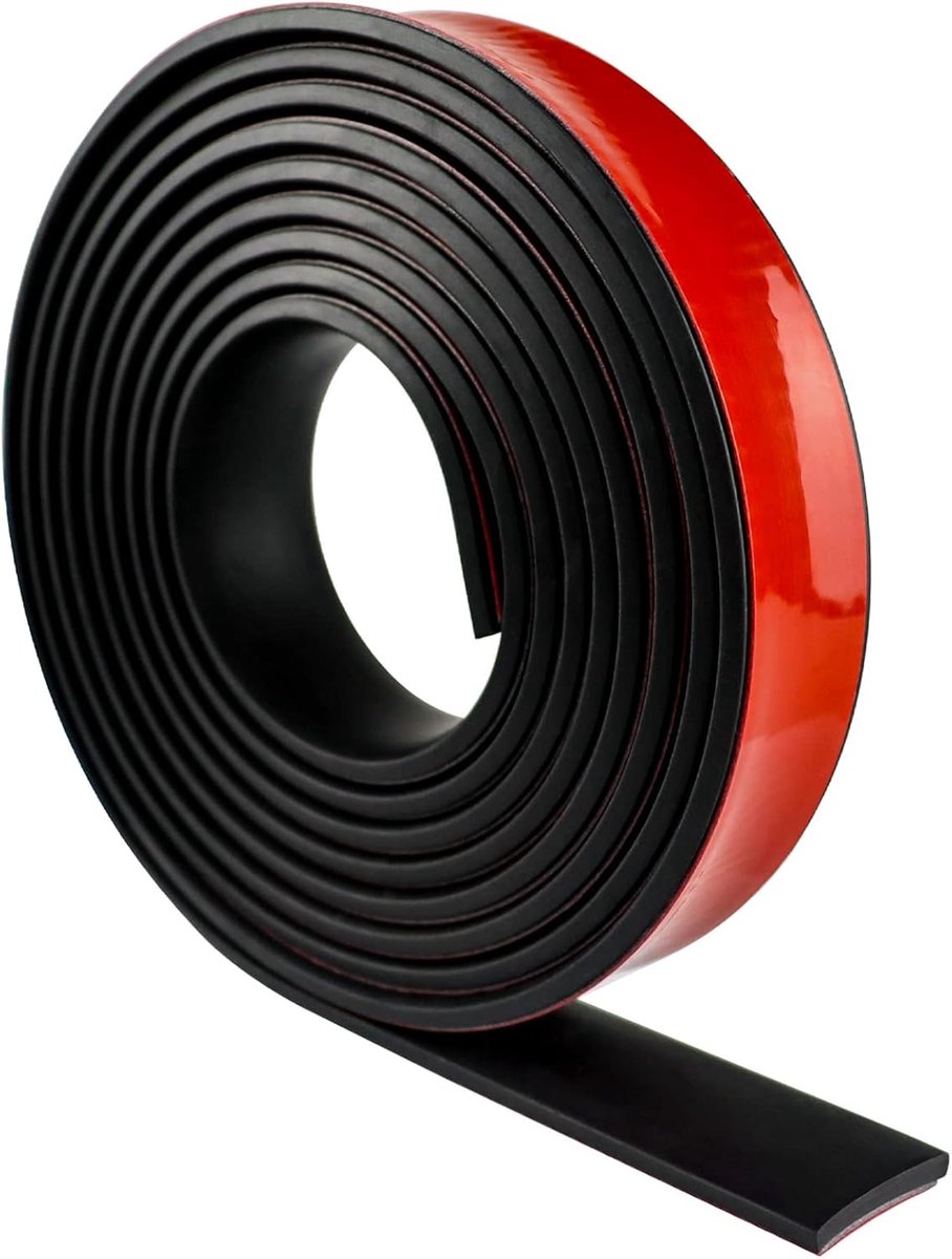 Rubberen strip, zelfklevend, neopreenrubberen plaat, massief neopreenvel voor afdichting, vloerbedekking - ShopVlot