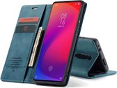 CASEME Wallet Hoesje voor Xiaomi Redmi K20 Pro - Blauw