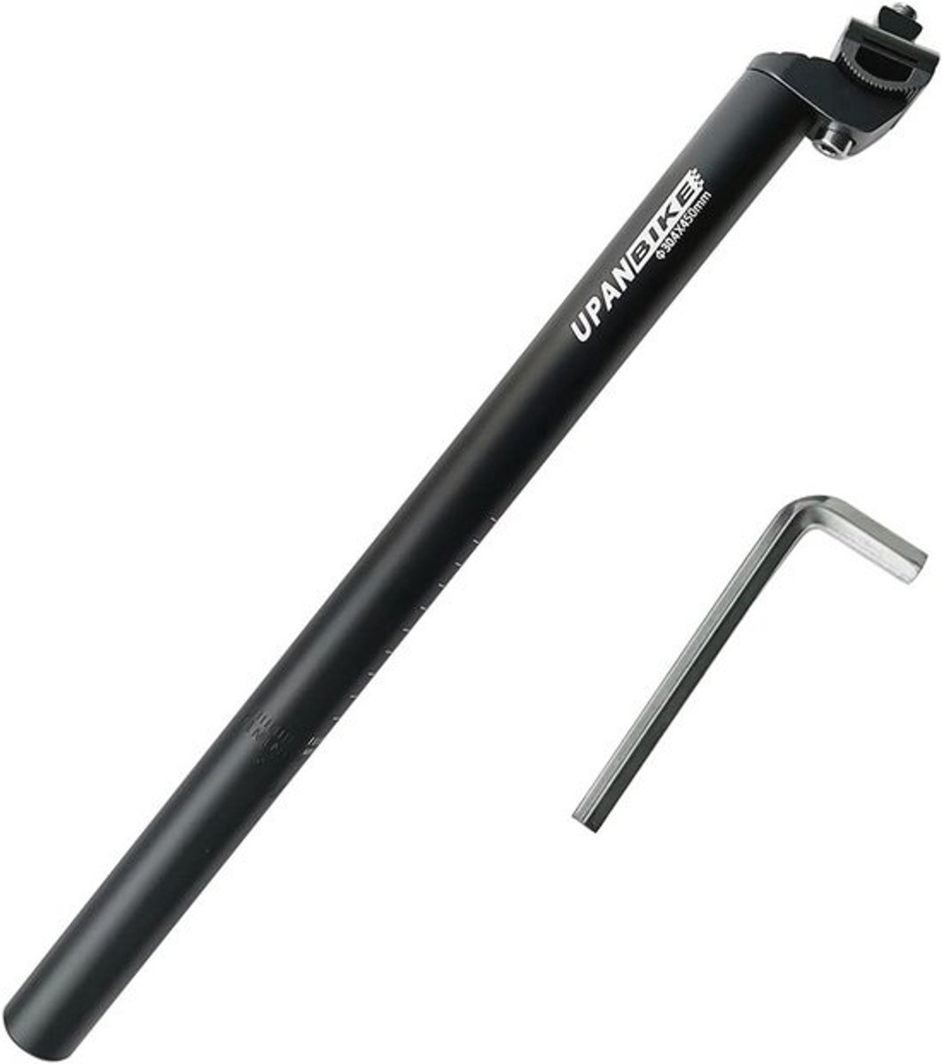 Verstelbare Fiets Zadelpen 450mm - Aluminium, Verschillende Diameters
