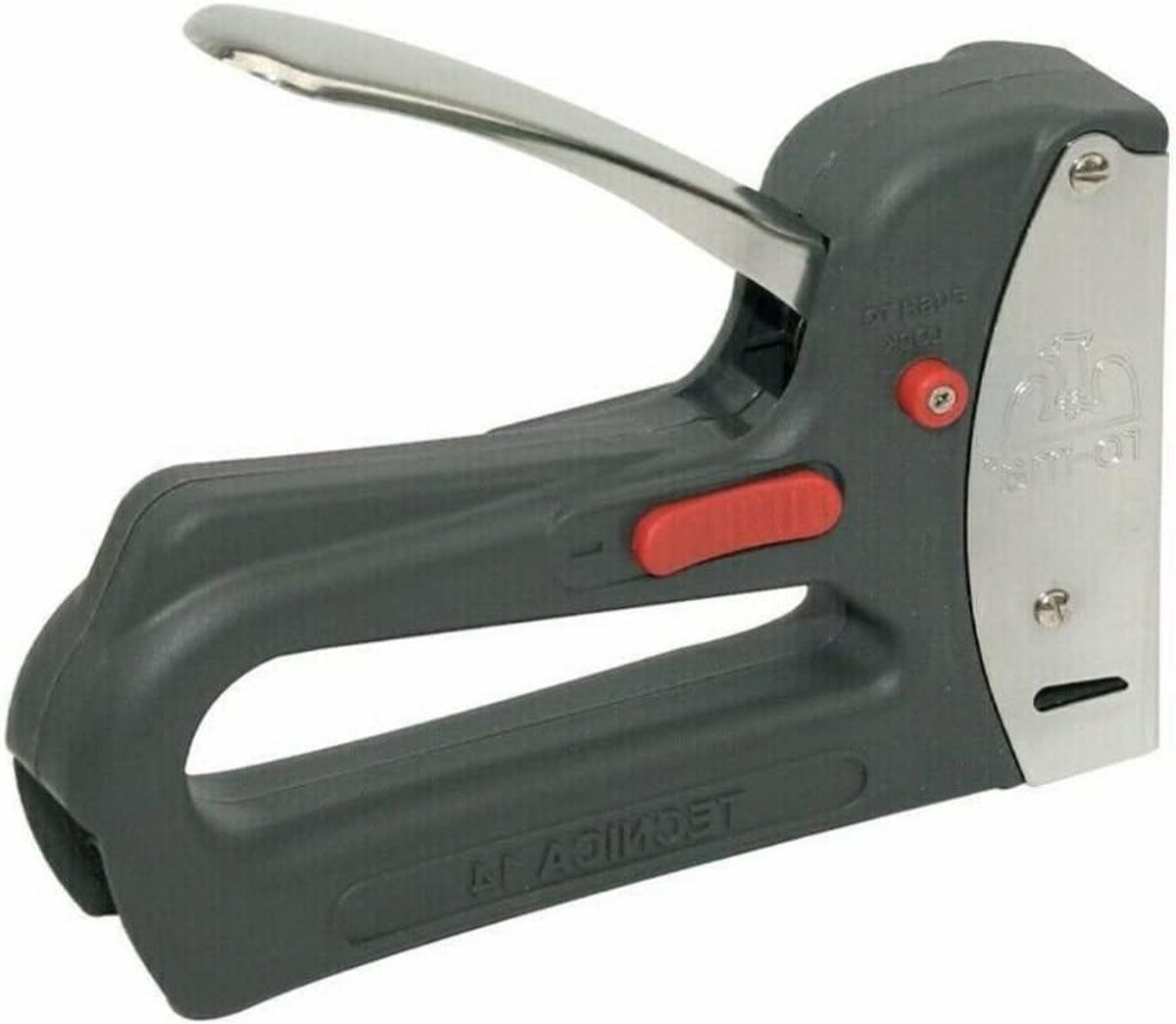 Handtacker - Nietpistool - Klus Klussen - Praktisch Ontwerp - 13 x 10 x 2 cm - Grijs