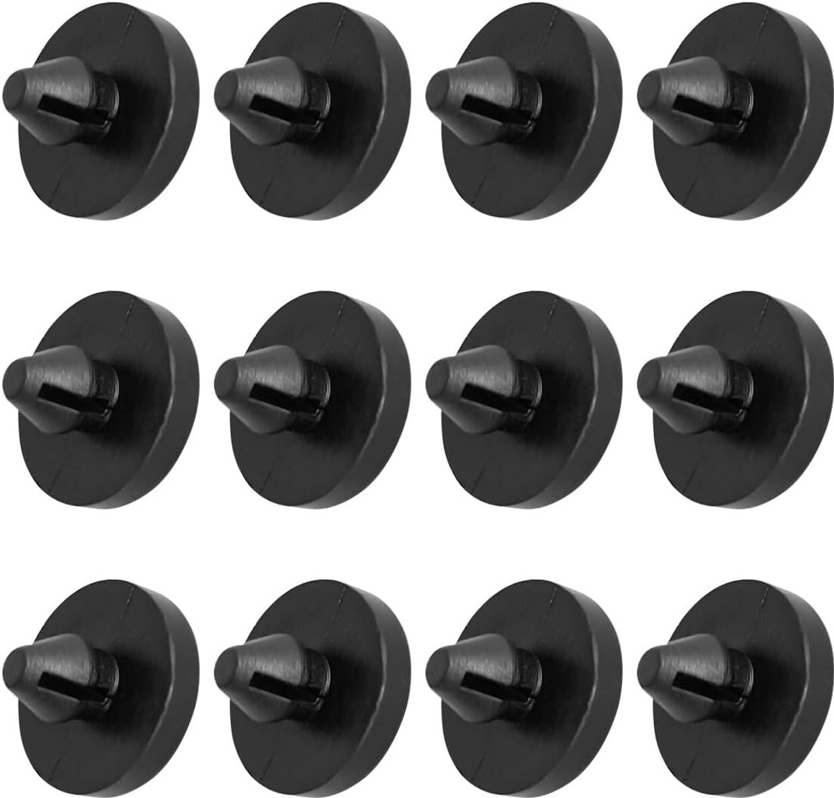 12 Stuks Remschakelaar Pad Koppeling Pedalen Stopper, Rubber Automatische Remlicht Schakelaar Stoppers, Koppeling Reparatie Onderdelen voor Auto Pedalen