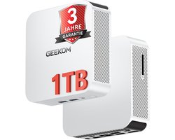 GEEKOM -2026 Edition Mini-pc-AMD Ryzen 5 7530U (tot 4,5 GHz)- 16 GB DDR4 en 1TB SSD-Windows 11 Pro-AMD Radeon graphics- Wi-Fi 6, mini pc's met Windows 11 Pro,Game pc,Mini pc desktops,BT 5.2-compacte desktop-pc voor thuis en op