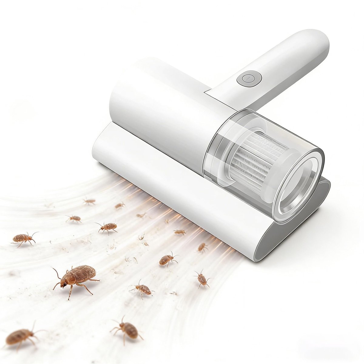 mijtzuiger voor matrassen met uv-licht, 20 kpa matrasreiniger, bedstofzuiger, mini-handstofzuiger voor matrassen - ShopVlot