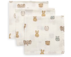 Jollein Hydrofiel Monddoekje 31x31cm Jollies (3pack)