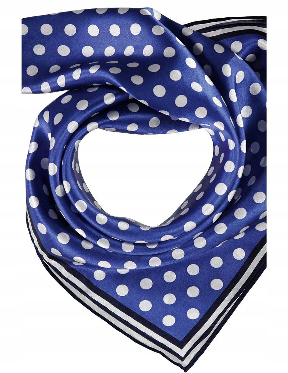 Passigatti Zijden Sjaal Blauw 53x53 cm - Luxe Accessoire