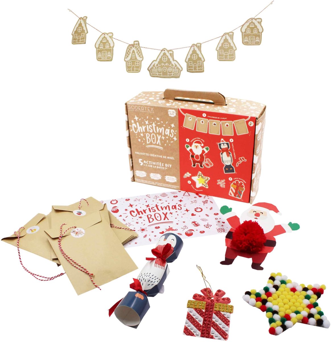 Christmas Box Retail - Creatieve doos met 5 + 2 activiteiten - ShopVlot