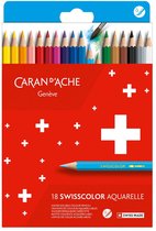Caran d'Ache Swisscolor 18 potloden Aquarel