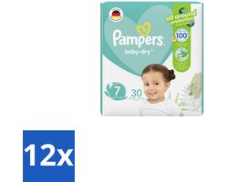 Pampers – Luiers – Active Baby Dry Maat 7 – 30 Luiers - Voordeelverpakking - 12 stuks