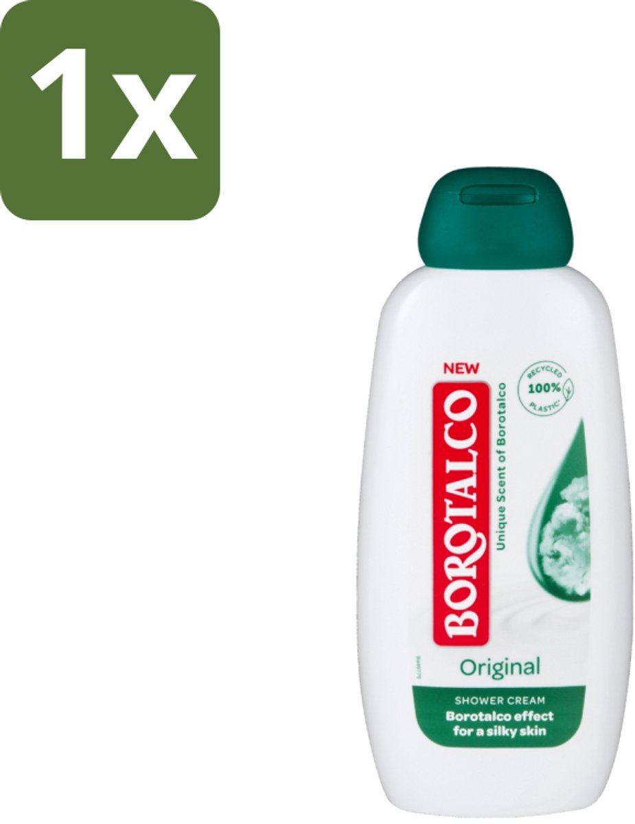 1 x Borotalco – Douchegel – Original – 250 ml - Douchegel - Borotalco - Huidverzorging - Douchegel Voor Gevoelige Huid - Douchegel Voor Droge Huid