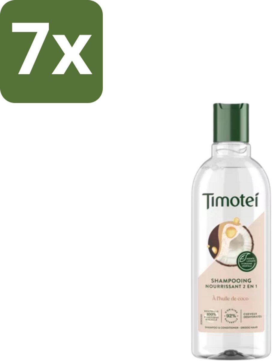 Timotei - Shampoo - Nourrissant - 2in1 - 300ml - Bulkverpakking - 7 stuks