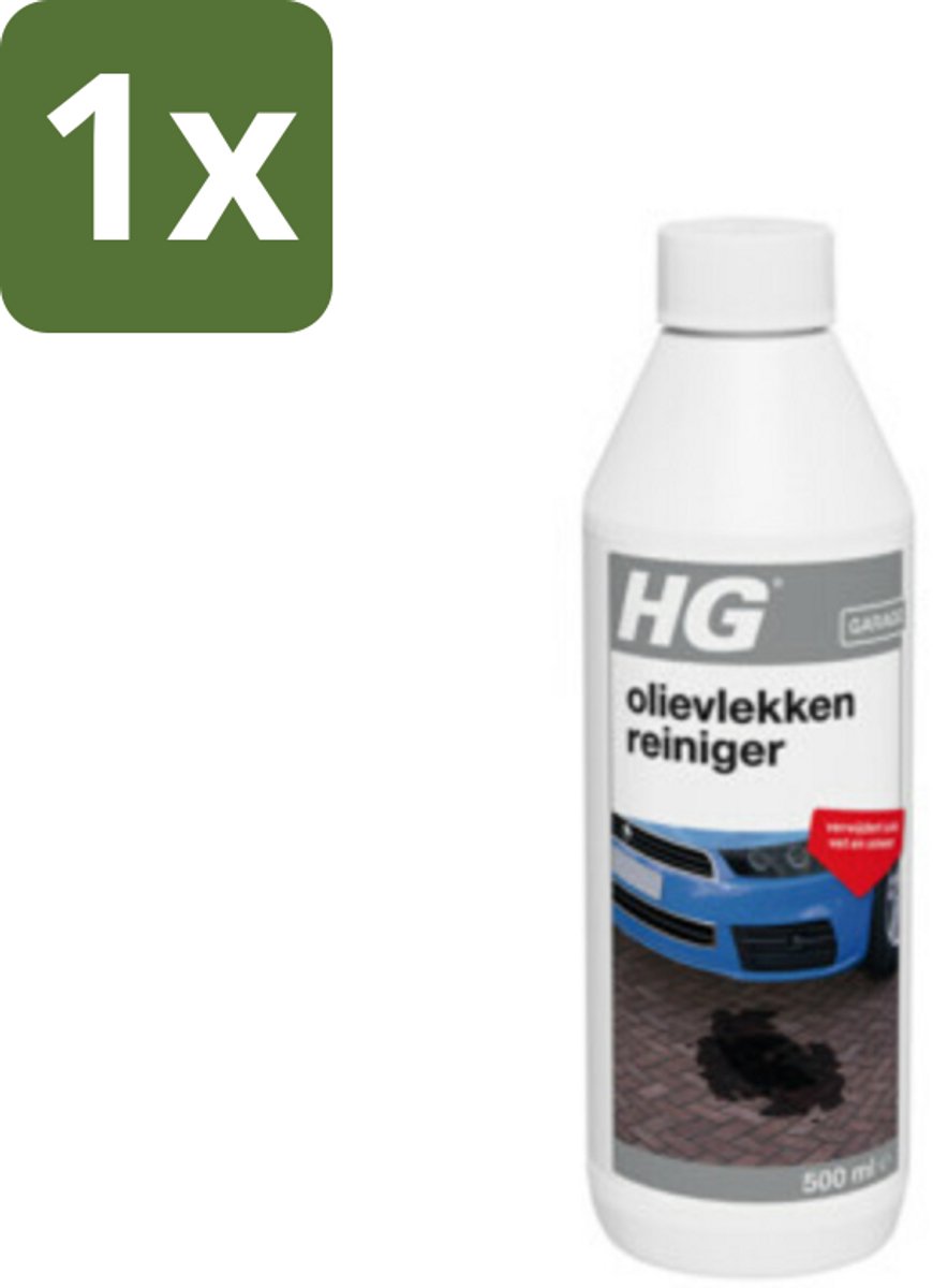 1 x HG Olievlekken Reiniger 500 ml - Olievlekkenreiniger - Vetvlekken - Smeer - Beton Reinigen - Cement Reinigen