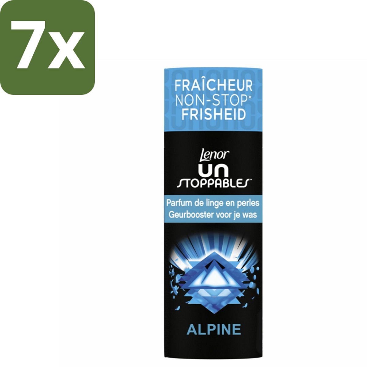 Lenor Unstoppables – Geurbooster – Alpine – 19 Wasbeurten – 235 g - Bulkverpakking - 7 stuks