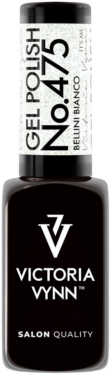 Victoria Vynn – Salon Gelpolish 475 Bellini Bianco - glitter zilver - gel polish - gellak - nagels - nagelverzorging - nagelstyliste - uv / led - nagelstylist - callance