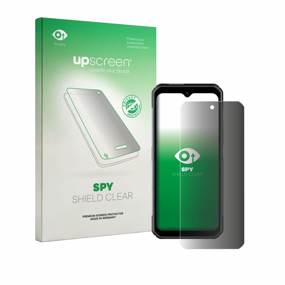 upscreen - privacy screenprotector voor Pax A6630 - Folie Beschermfolie Blauwlichtfilter