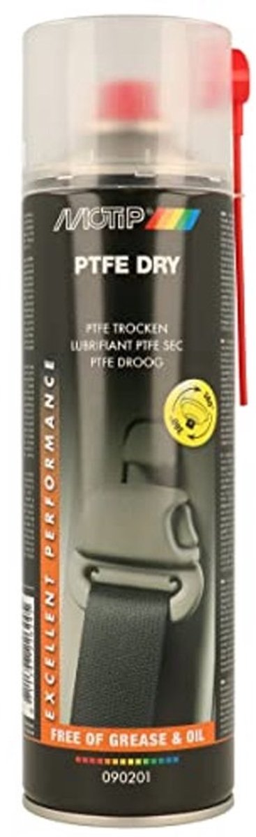 Droog Smeermiddel PTFE 500ml voor Mechanismen en Gereedschap