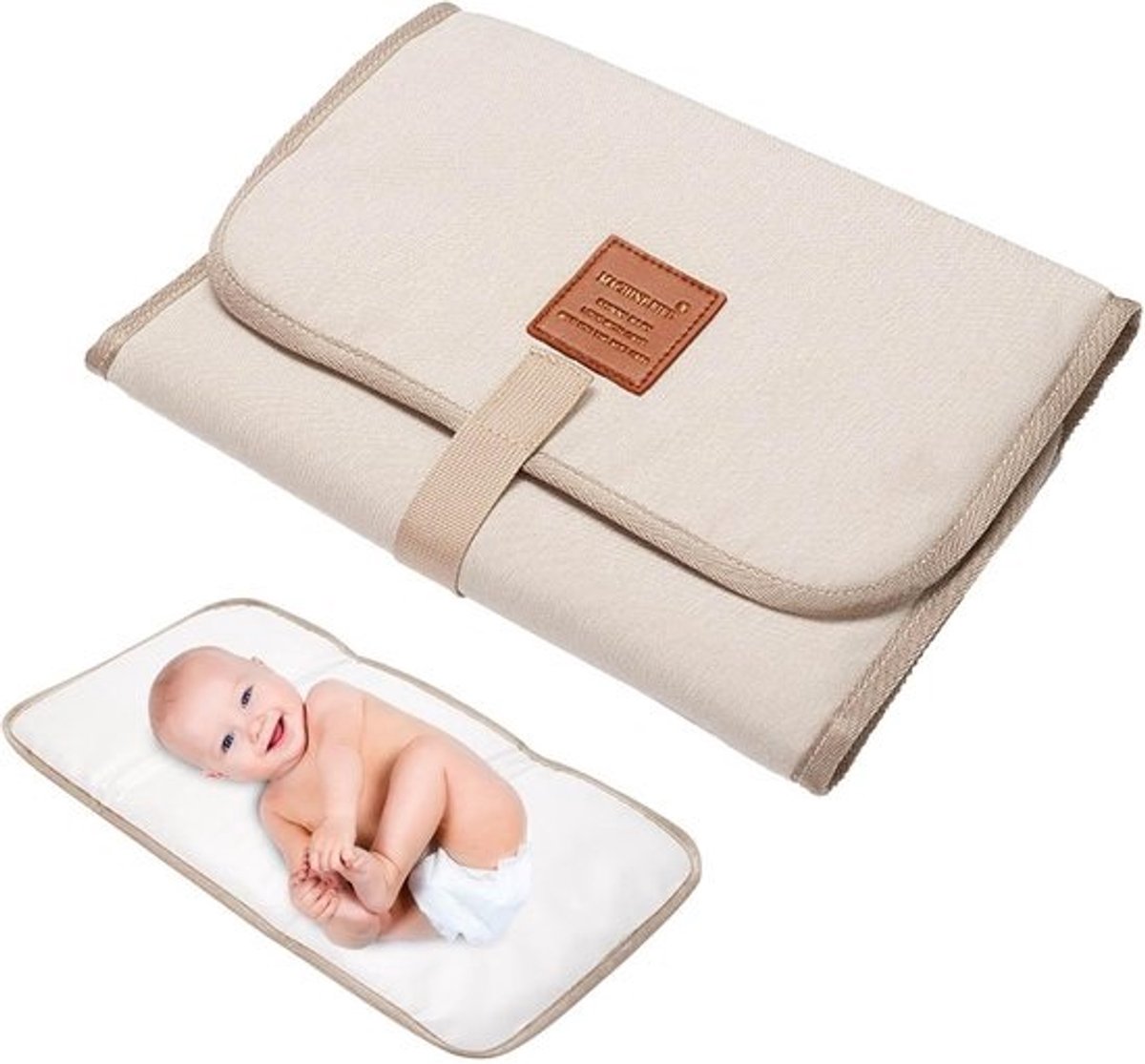 Draagbare en Opvouwbare Verzorgingsmat voor Baby's - Waterdicht en Compact