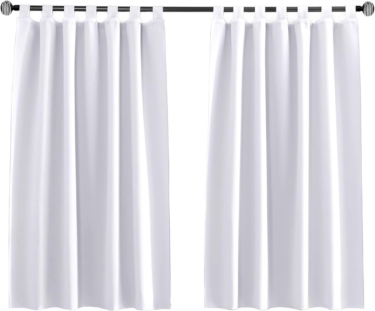 Verduisteringsgordijn - Wit - 150 x 150 cm - Polyester - Voor Slaapkamer en Woonkamer