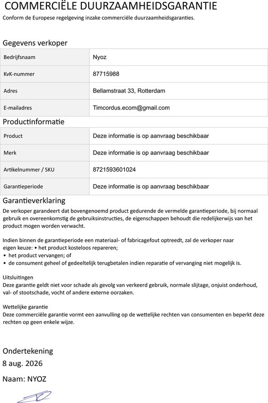 Nyoz draadloze hogedrukreiniger - Hogedrukspuit - Hogedruk pistool - Drukspuit - 60 bar - Zelfaanzuigend - Inclusief accu — afbeelding 4