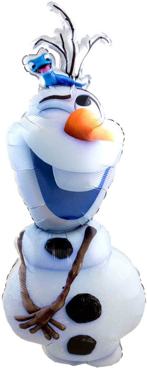 Folieballon Large Shape - Olaf - Frozen - 100 cm - Helium- en Luchtvulling