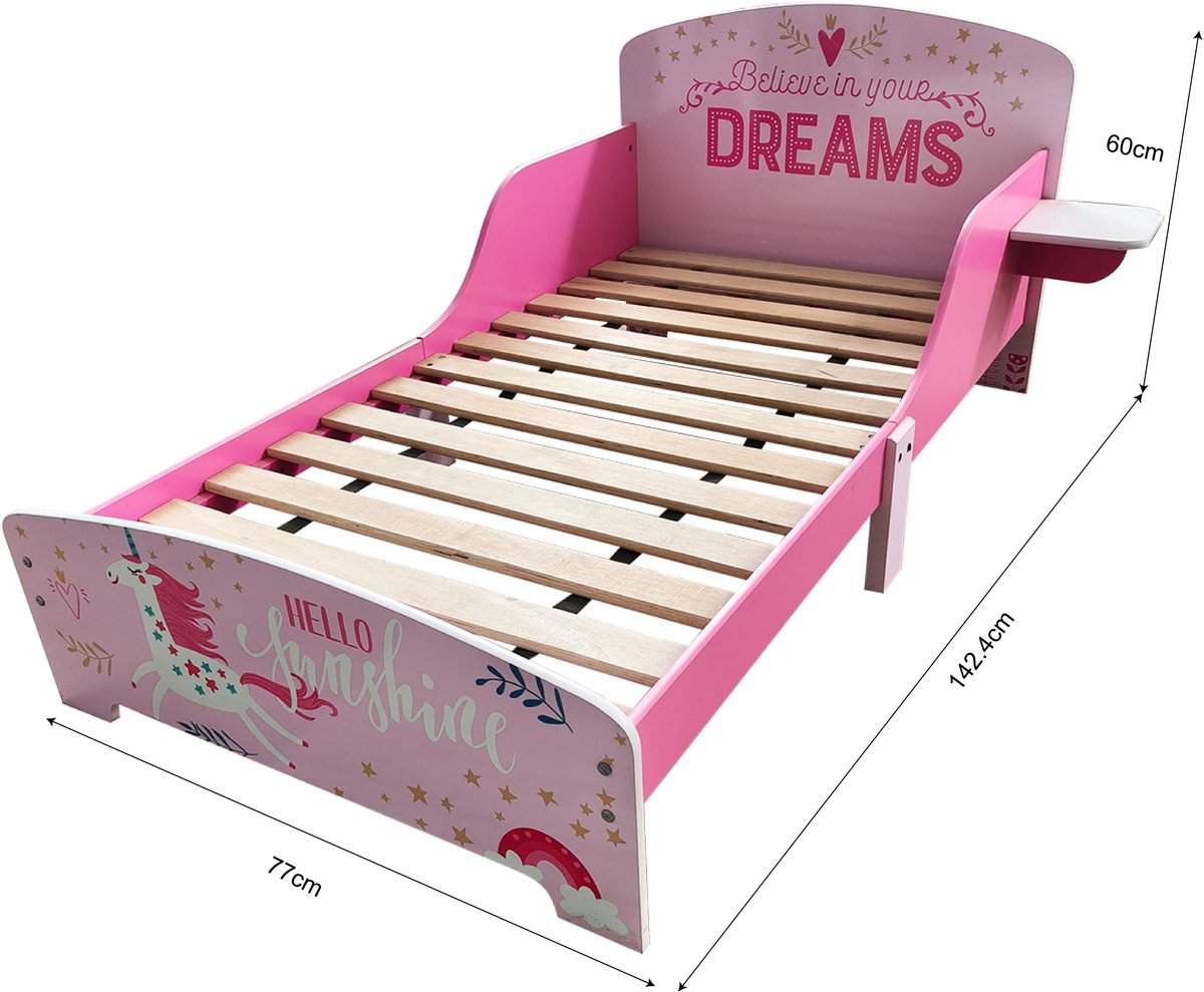 Eenhoorn Eenhoorn Roze Kinderbed - afbeelding 4