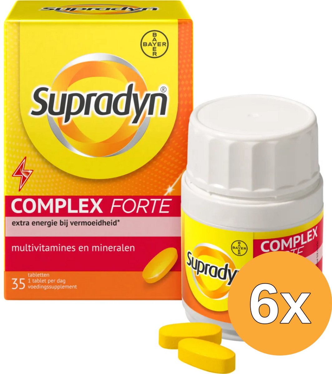 6x Supradyn Complex forte (35 tabletten)