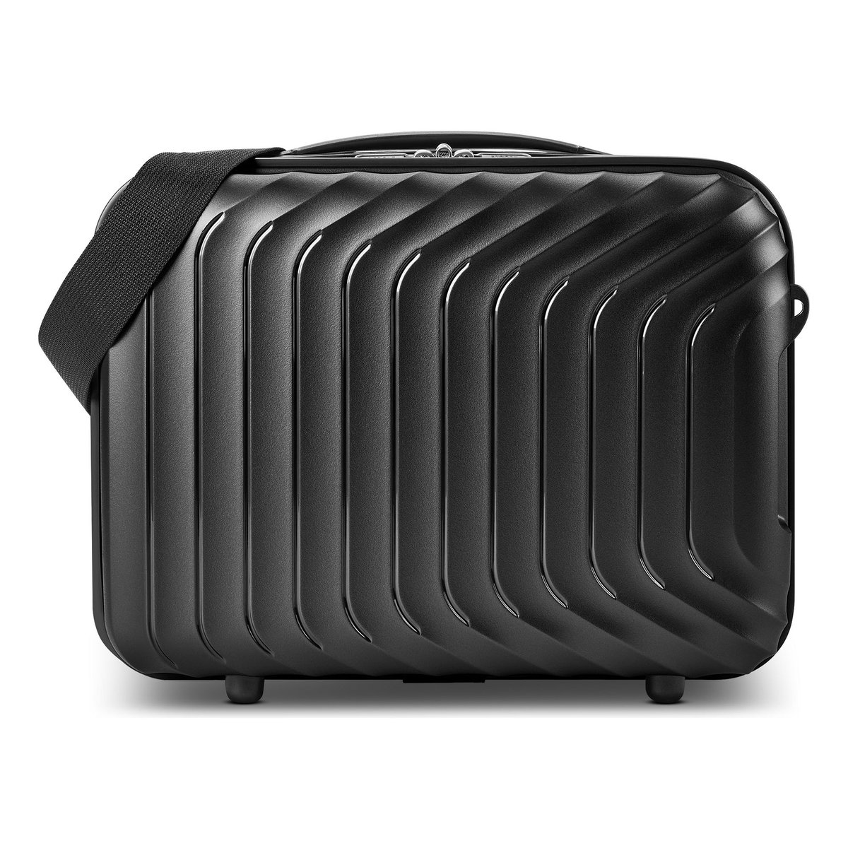 Redolz Essentials 01 Beautycase 34 cm - 13 L - Ritssluiting - black metallic