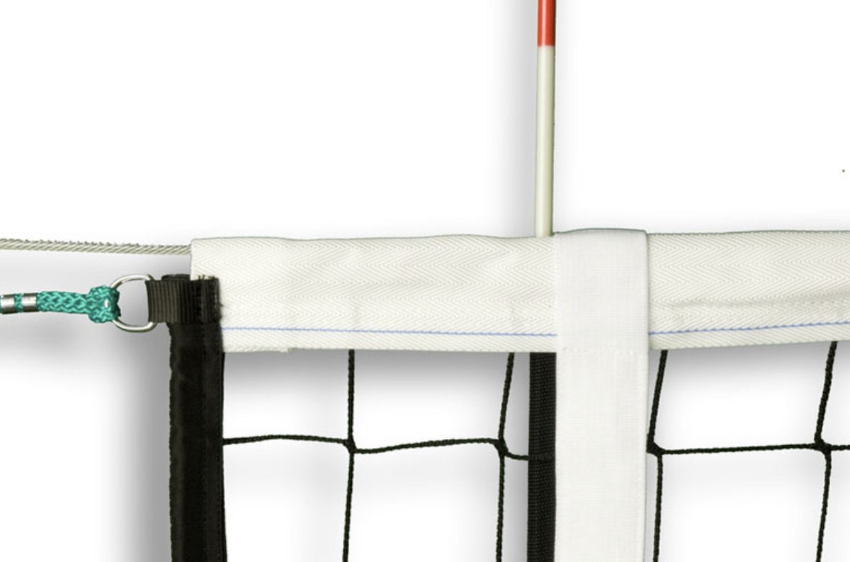 Antenne Volleybalnet - 180 cm - Rood/Wit - Officieel Wedstrijdformaat - Duranet - Nettenshop