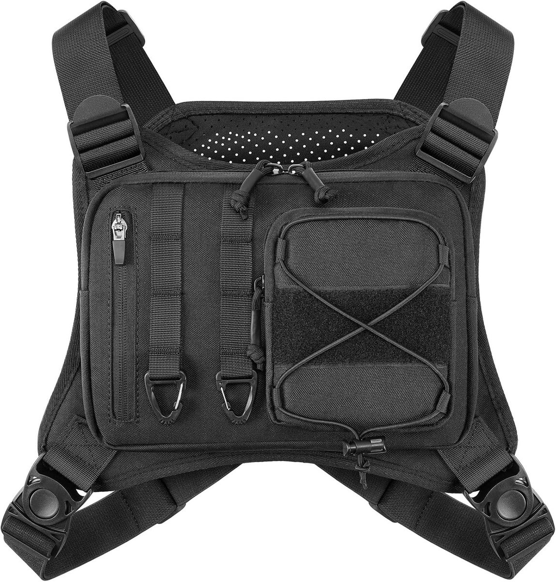 Loopvest - Zwart - 24 x 17 x 5 cm - Lichtgewicht en Diefstalwerend - Voor Outdoor en Sport
