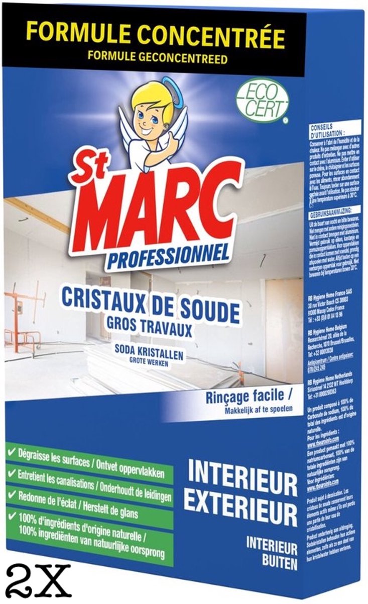 Multireinger St Marc professioneel sodakristallen 2x 1kg