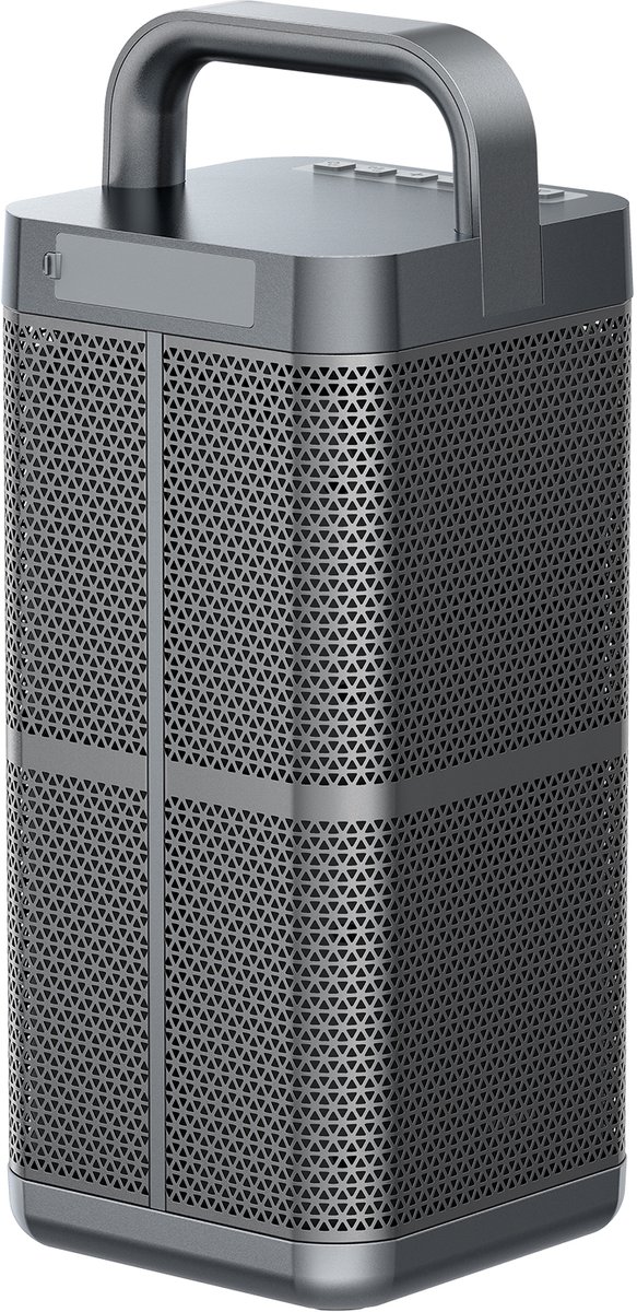 DOOGEE Tough Block Pro - Bluetooth Speaker - Draagbare Bluetooth Speaker- IP66 - 13 Uur - Powerbank -Bluetooth V6.0 - Outdoor Speaker - Zilver