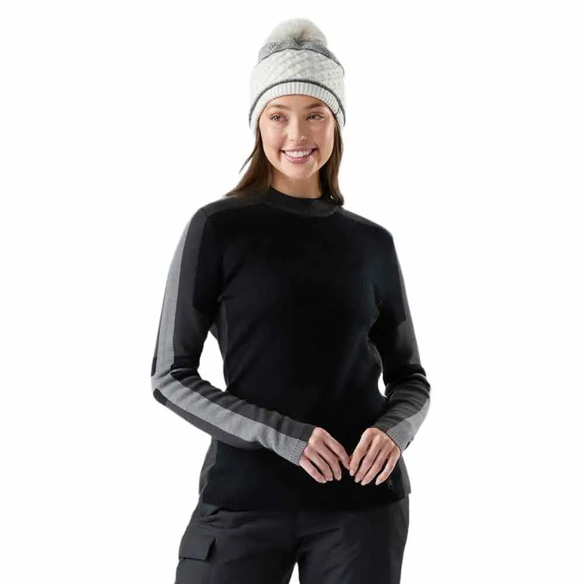 Smartwool Alpine Crew Trui Zwart M Vrouw