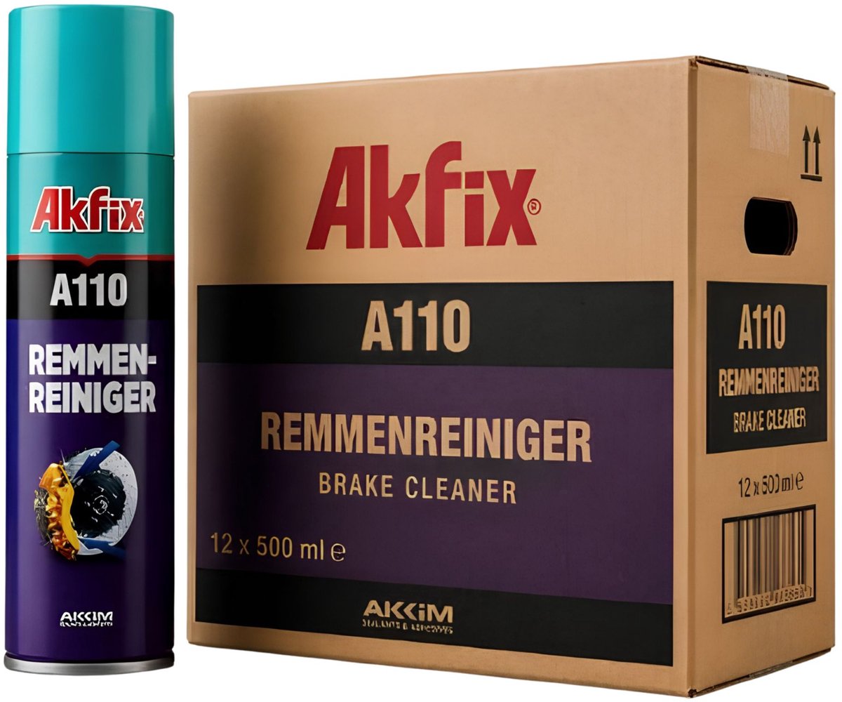AKFIX A110 Remmenreiniger 500 ml - Doos 12 stuks