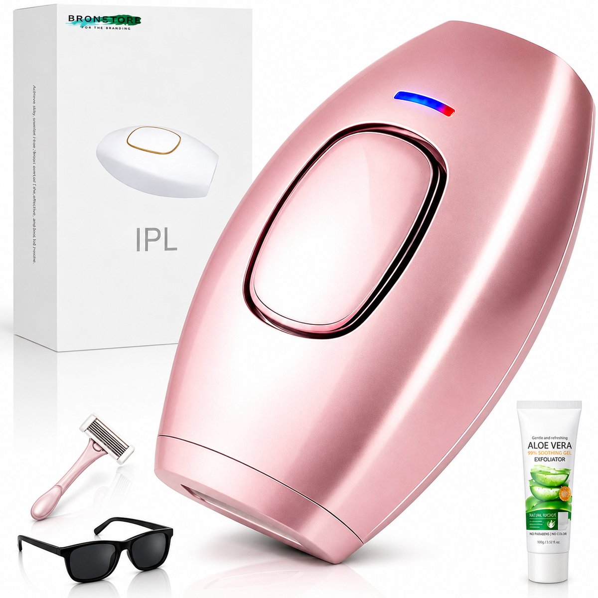 Bol.com BronStore® IPL Laser Ontharingsapparaat - Ontharing Apparaat voor Dames & Heren - Epileerapparaat & Ontharingsapparaten ... aanbieding