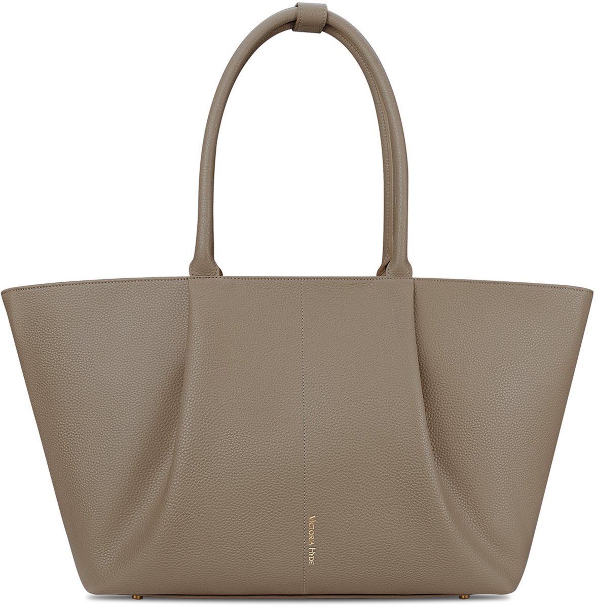 Victoria Hyde "Ada" - Hand & Schoudertas Shopper 16 inch Laptopvak Ideale School Werk Business Tas - Tote Bag - Tas Met Bekerhouder - Met Laptopvak En Trolley Sleeve - geschikt voor A4 - Dames Tas - Grijs