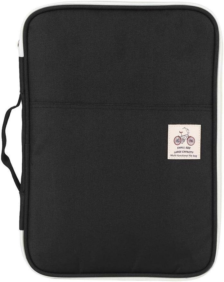 Multifunctionele A4 Documententas - Waterdichte Oxford Zipper Tas voor Kantoor en School - Ideaal voor Organisatie en Bescherming