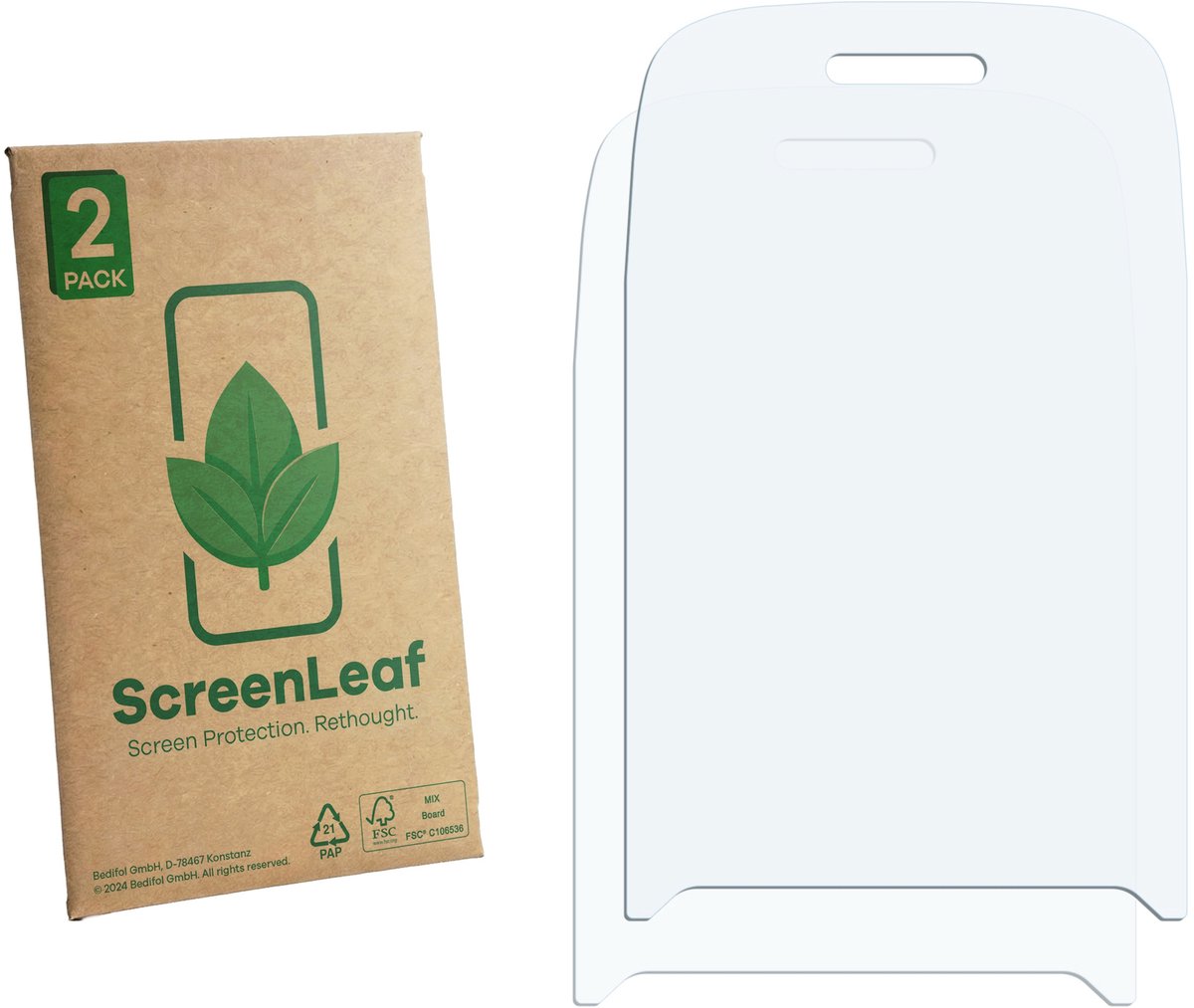 2 Stuks Screenprotector voor Mitel OpenScape DECT Phone SL7 - Hoogwaardige Beschermfolie transparant