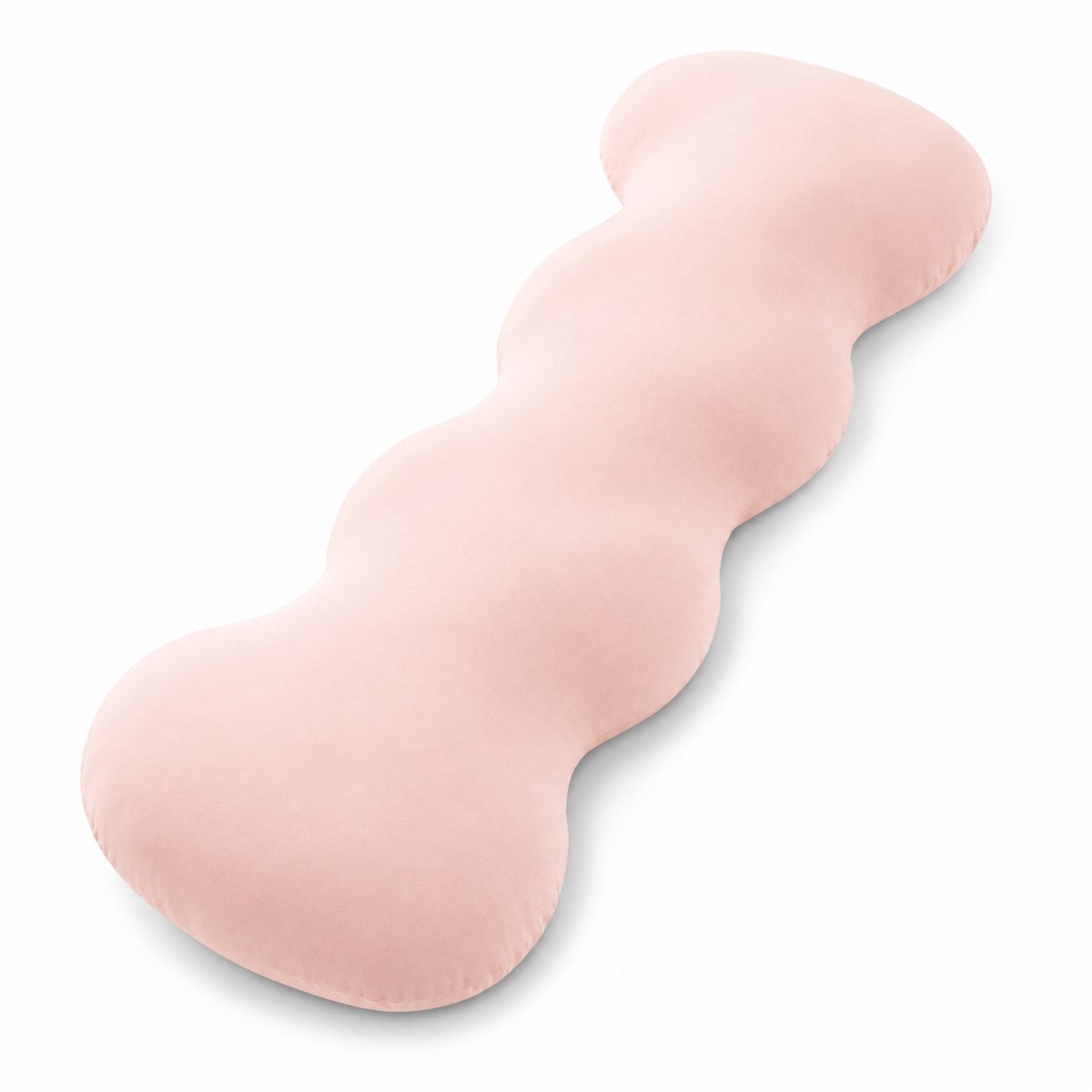Lang lichaamskussen – Verkoelend kussen voor zijslapers – Slaaprol – Zwangerschapskussen – 100 cm – Koel & comfortabel – Ice Silk-stof – Afneembaar & wasbaar – roze