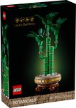 Boîte LEGO Botanicals Lucky Bamboo avec plante de bambou verte et logo LEGO.