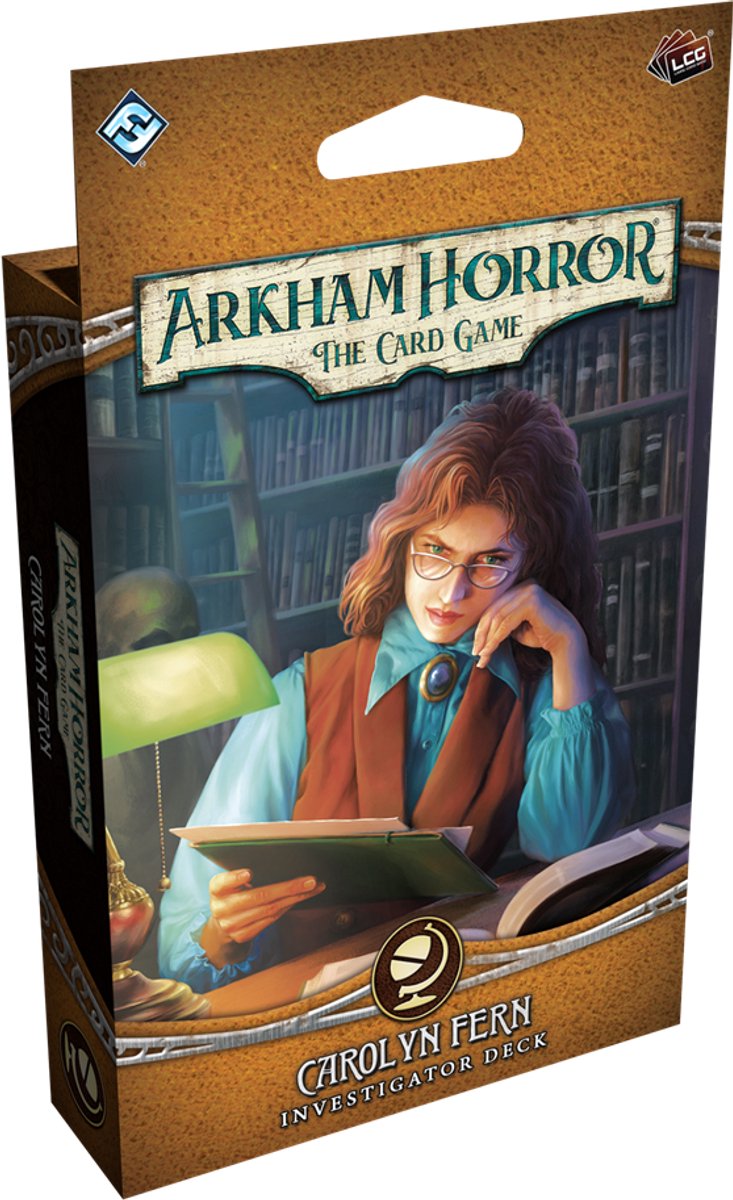 Asmodee Arkham Horror kaartspel Carolyn Fern Investigator Deck.