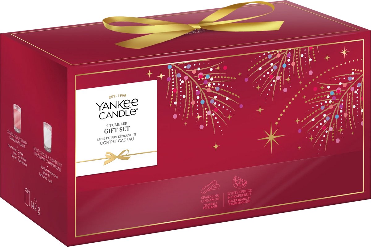 Yankee Candle Gifted Moments Collectie - 2 Medium Tumbler - Cadeauset Groen