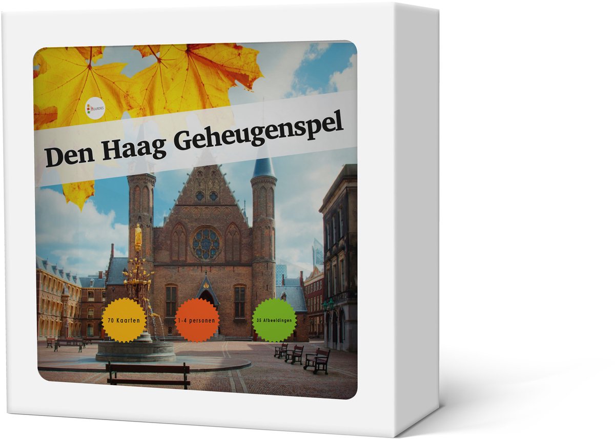 Geheugenspel Den haag - Kaartspel 70 kaarten - gedrukt op karton