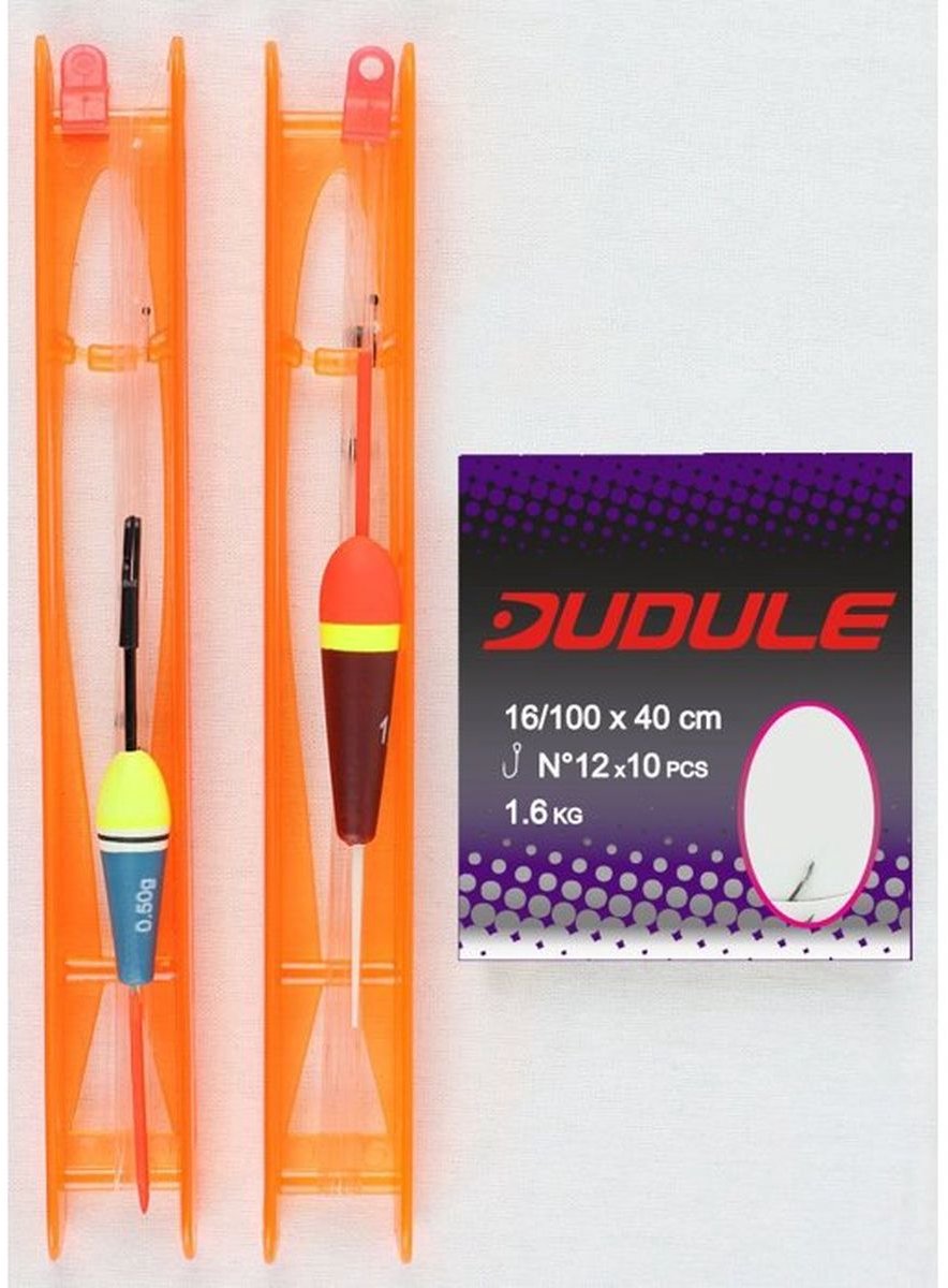 Set gemonteerde lijnen - DUDULE - 2 lijnen - etui voor haken