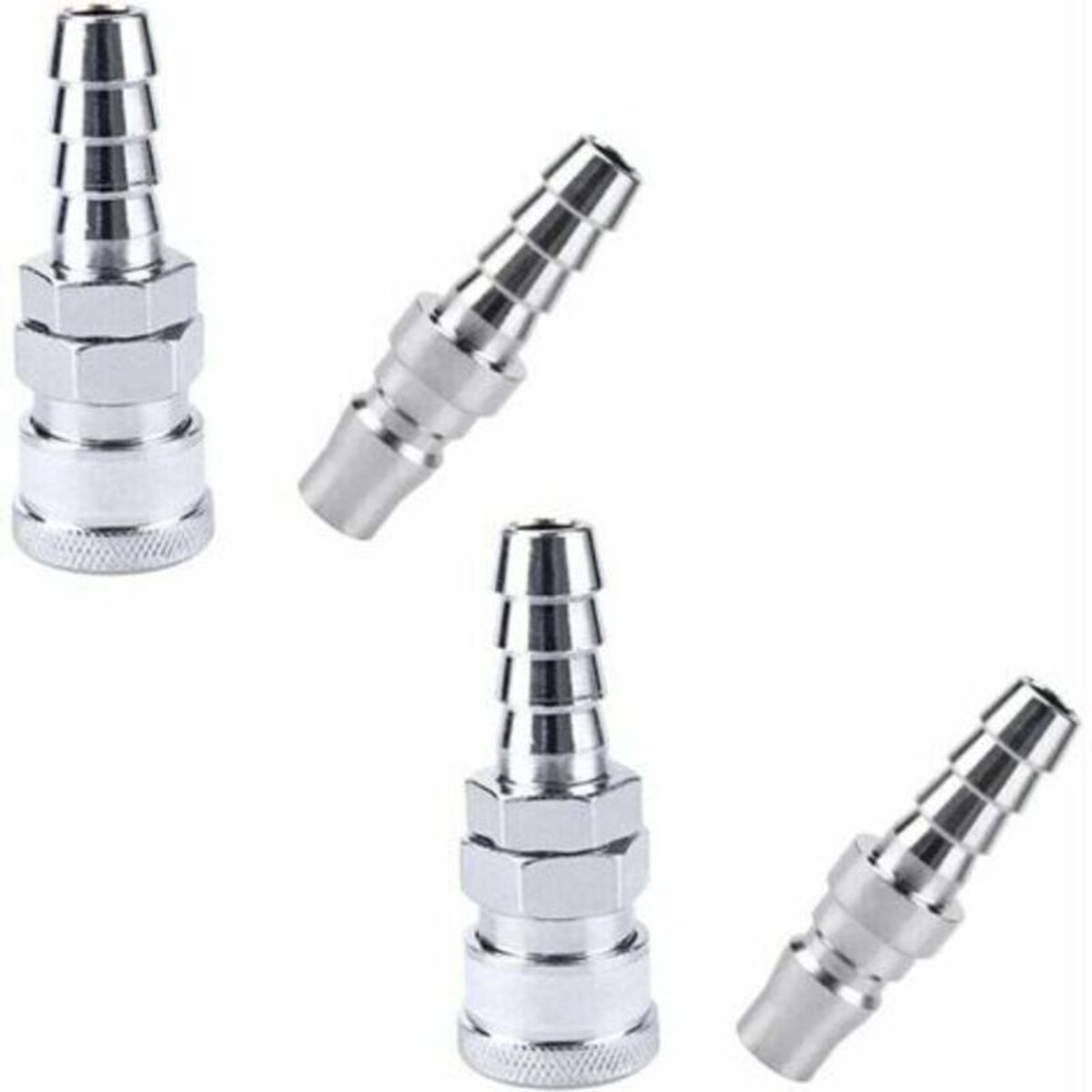 Perslucht snelkoppeling, flexibele luchtslang, snelkoppeling, compressorkoppeling, pneumatische koppeling, compressorkoppeling, pneumatische snelkoppeling, 2 paar SH20 + PH20