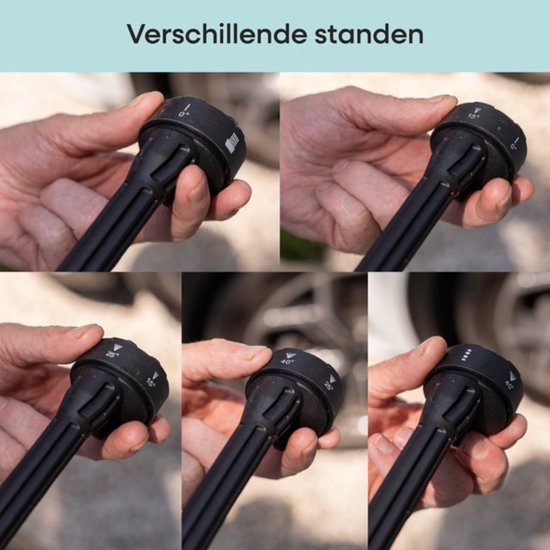 Achaté Draadloze Hogedrukreiniger - 21V Accu Hogedrukspuit - Auto & Terrasreiniger - 200W Motor - 6-in-1 Spuitkop - 7m Slang - 40 Min Gebruik - Opbergkoffer van Merkloos	 — afbeelding 3