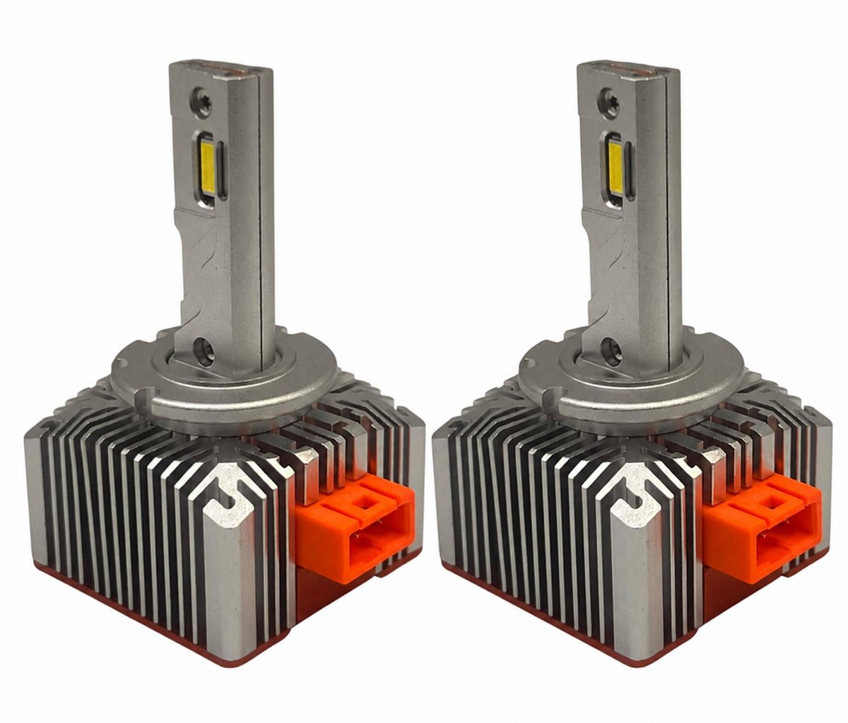TLVX 2 stuks D8S Hoge Lichtopbrengst LED Lampen / 6000k Helder Wit / Plug and Play / Storingsvrij / CANBUS Proof / D8S 25 Watt Xenon HID Vervangers / Dimlicht / Grootlicht / Koplampen / Autolamp / Lange Levensduur / 42V Ballast / 12V