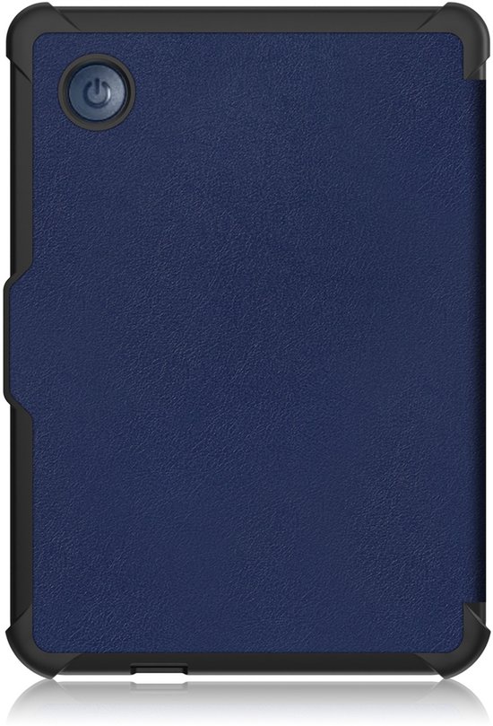 IYUPP Ereader Hoes geschikt voor Kobo Clara BW / Kobo Clara Colour - Folio - Met Auto-Wake functie - Donker Blauw — afbeelding 3