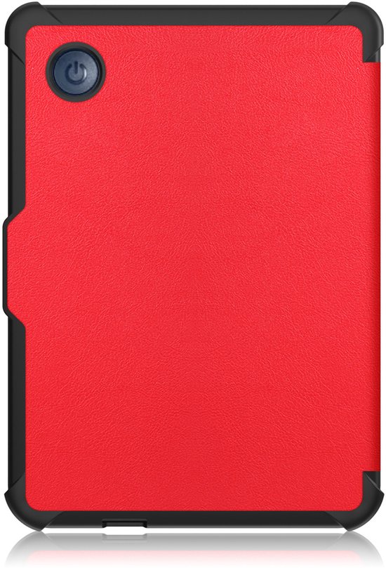 IYUPP Ereader Hoes geschikt voor Kobo Clara BW / Kobo Clara Colour - Folio - Met Auto-Wake functie - Rood — afbeelding 3