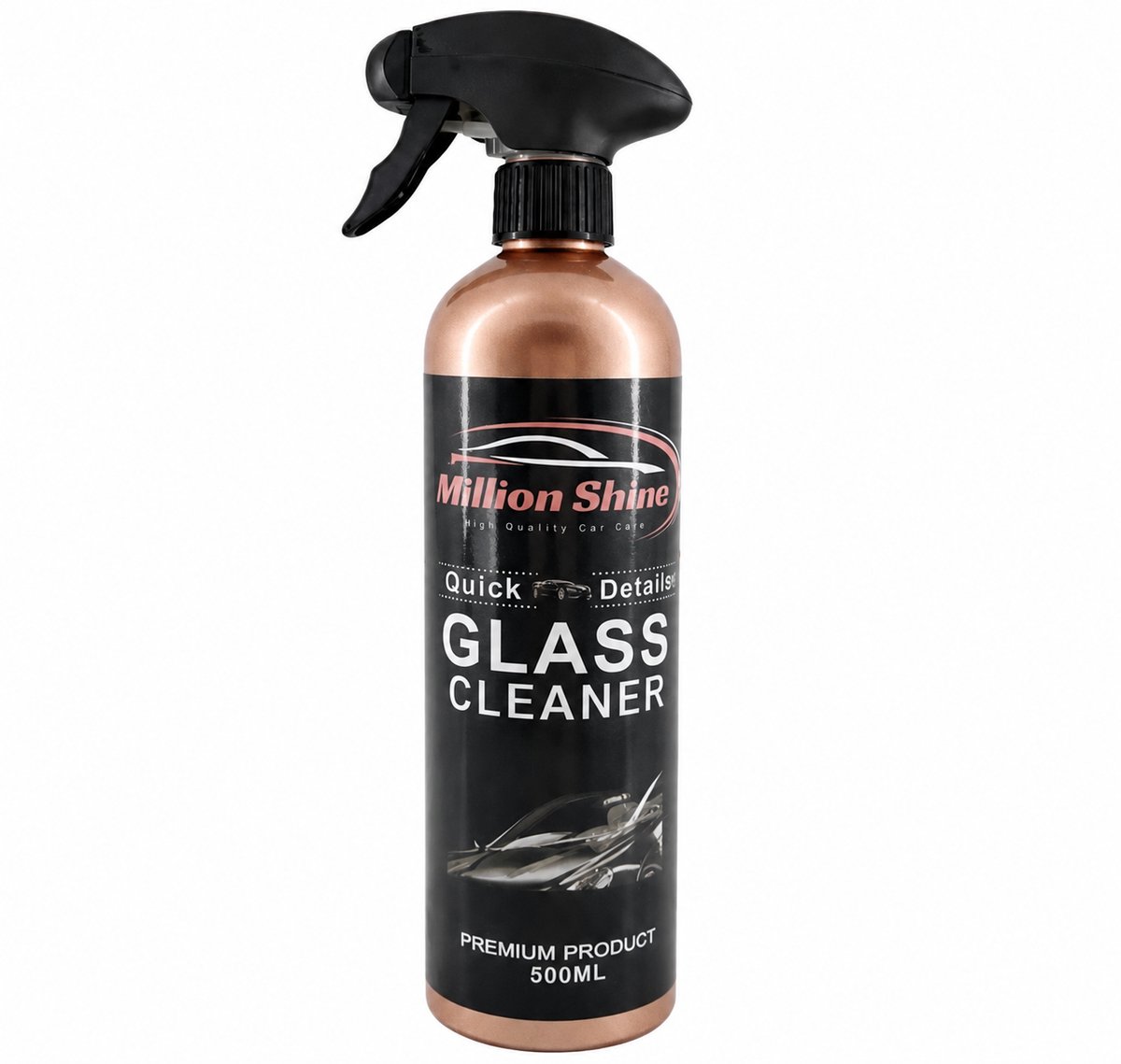Million Shine Glass cleaner - Glas reiniger - Auto - Huis - Glas oppervlakte - 500ML