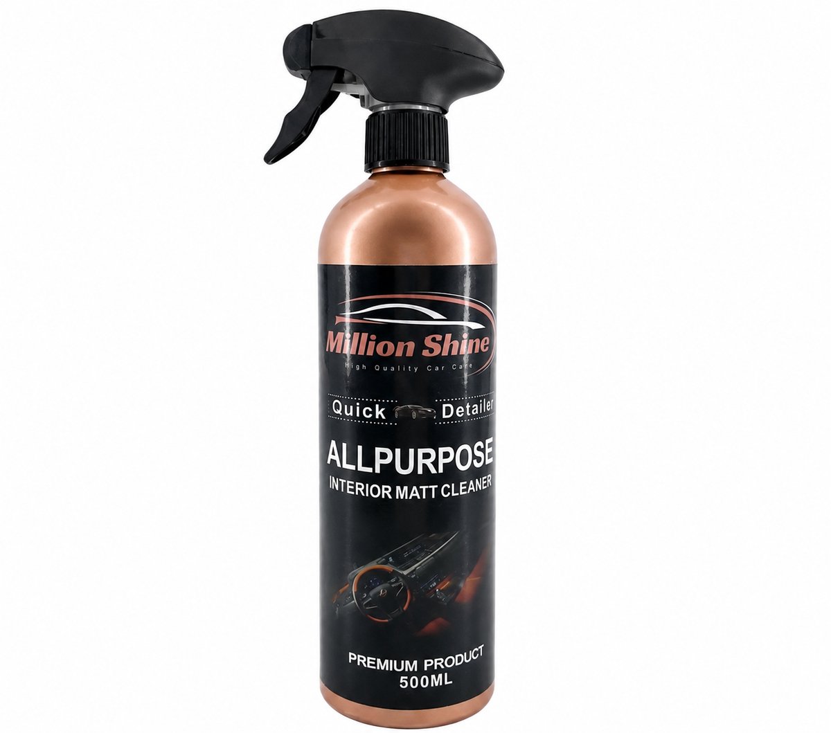 MillionShine - All Purpose interior matt cleaner - 500ML - interieur reiniger - schoonmaak